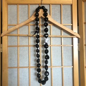 Black kukui nut lei. .Luau, Hawaiian, Hula, Island